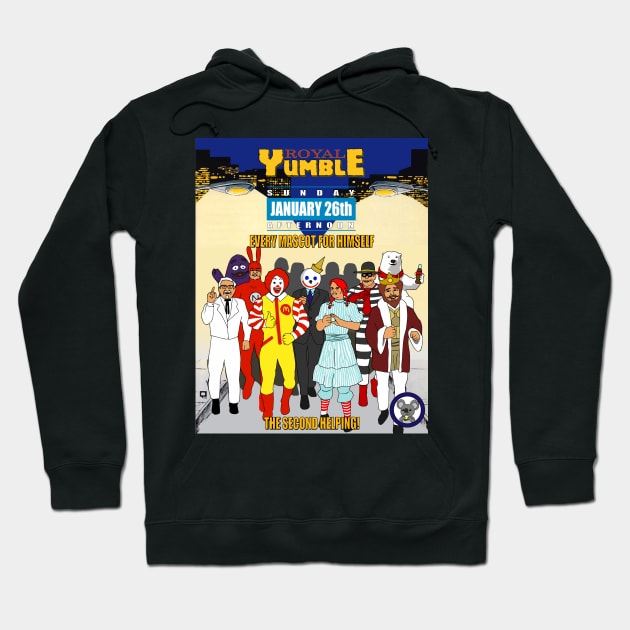 Fast Food Royal Yumble 2 Hoodie by WZD